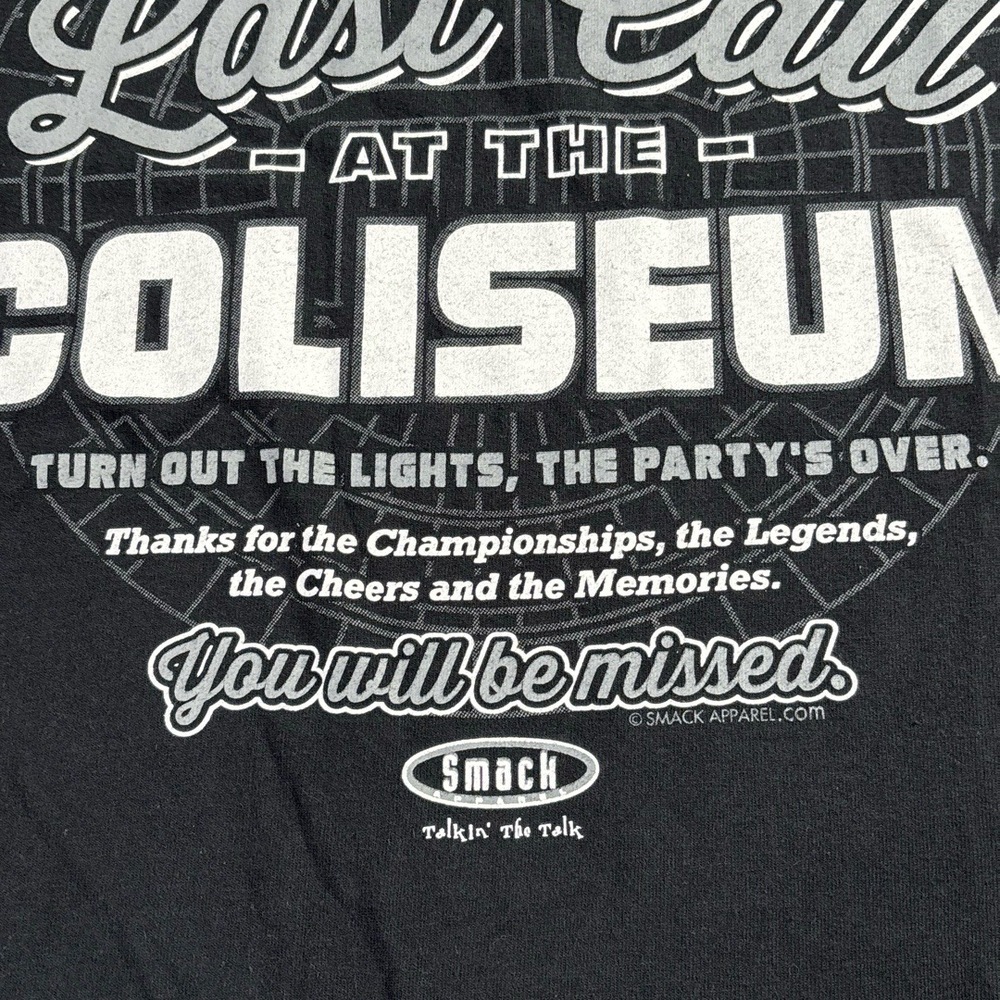 Oakland Raiders Alameda County Coliseum 2019 Last Call Black Hole Double Sided M - Picture 13 of 14